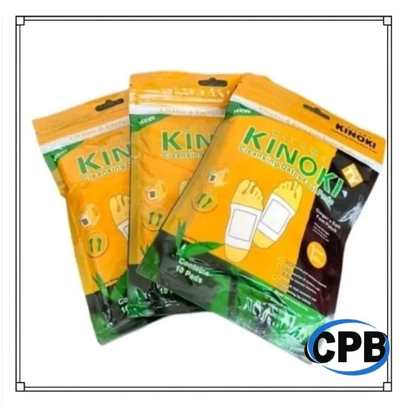KINOKI GOLD 1 SET ISI 10 PCS KOYO HERBAL KESEHATAN KAKI SEHAT Detox Foot Pads Meningkatkan Kesehatan & Energi Baru Menghilangkan Racun & Kotoran Sebelum Tidur Patch Tubuh