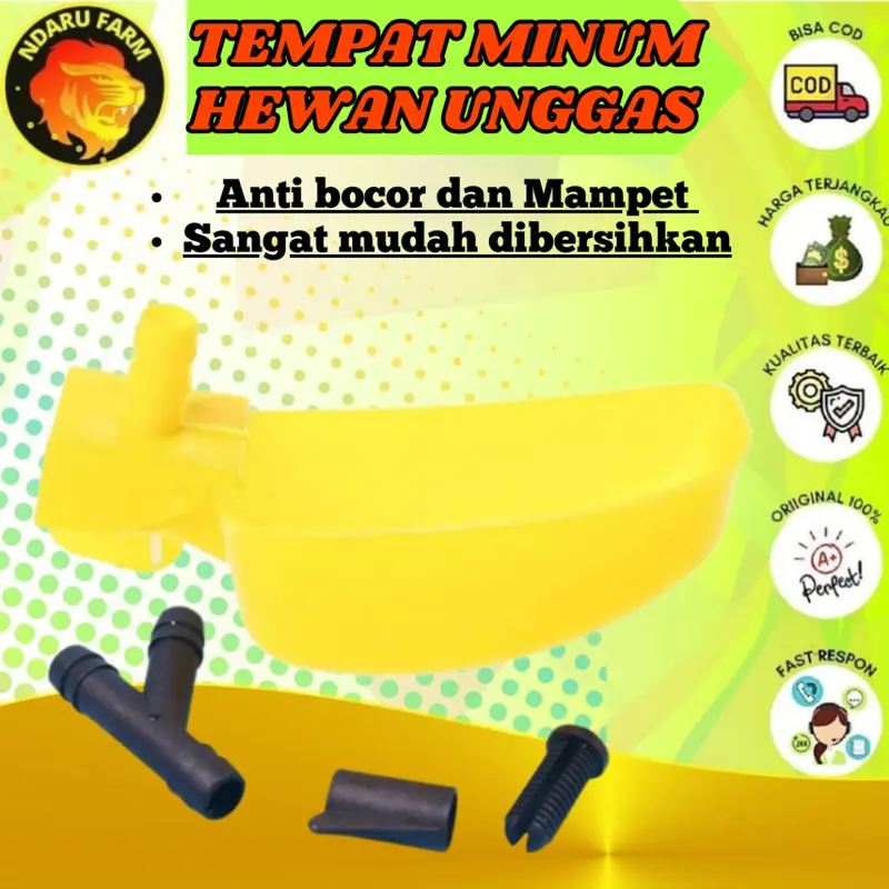 Nipel Puyuh Nepel Alat Tempat Minum Puyuh Ternak Hewan Peliharaan 0