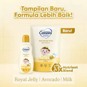Cussons Baby Hair & Body Wash Deep Moisture - Sabun Bayi 2in1