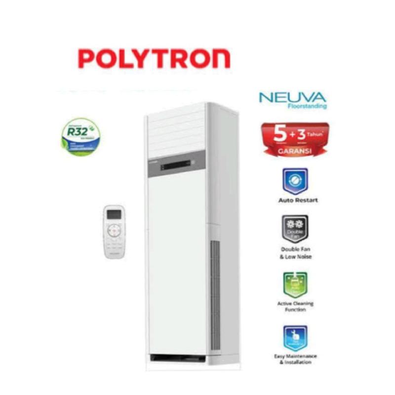 POLYTRON PSF-5032 AC FLOOR STANDING NEUVA SERIES 5 PK AUTO CLEANING R32 ...