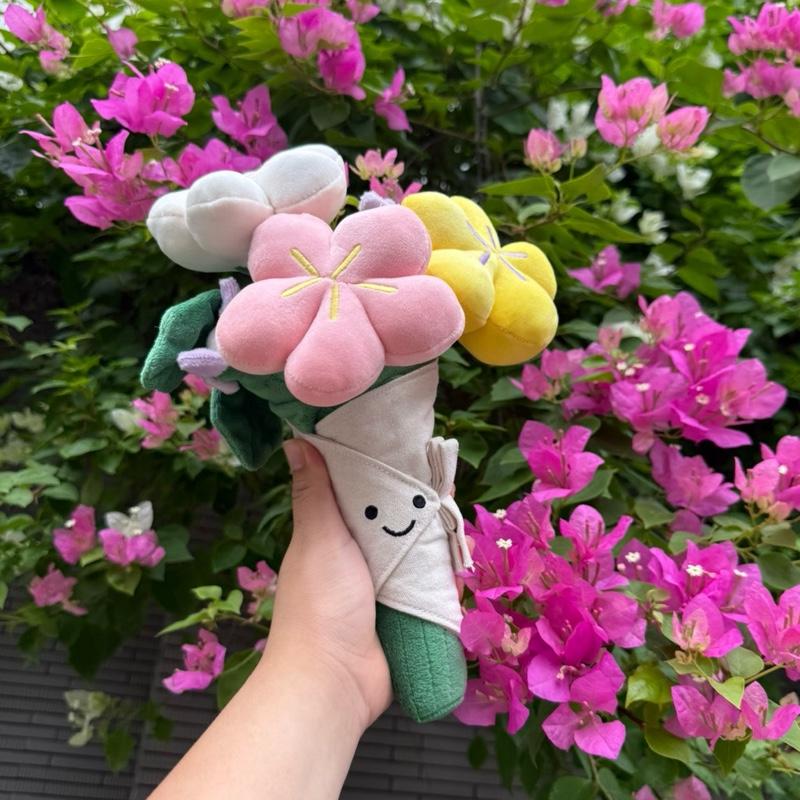 Bó Hoa Nhồi Bông Mặt Cười Dễ Thương Đáng Yêu  Thú Nhồi Bông  Đồ Chơi Toy flowers