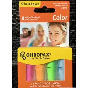 Ohropax Professional Colored Foam Earplugs Ear Plugs Traval Sleeping Noise Reduction