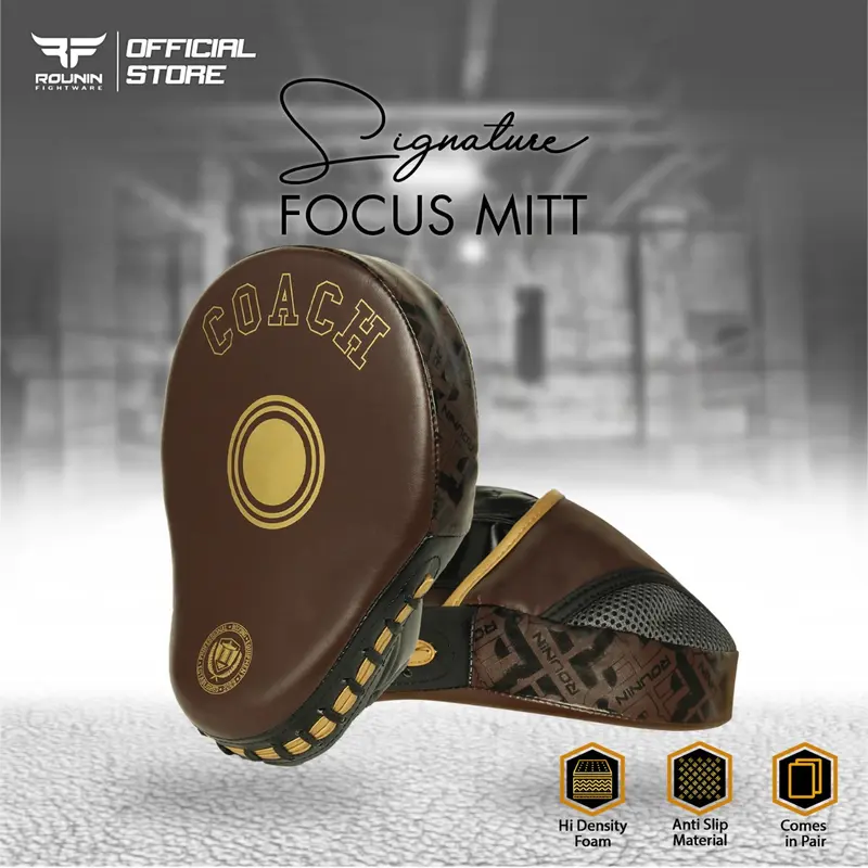 Rounin Fightware Focus Mitt / Focus Pad / Punching Pad Signature ( Sepasang ) 0