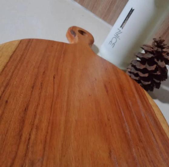 Talenan Kayu Jati Asli Aesthetic dengan Karakter Unik - Kitchenware 1
