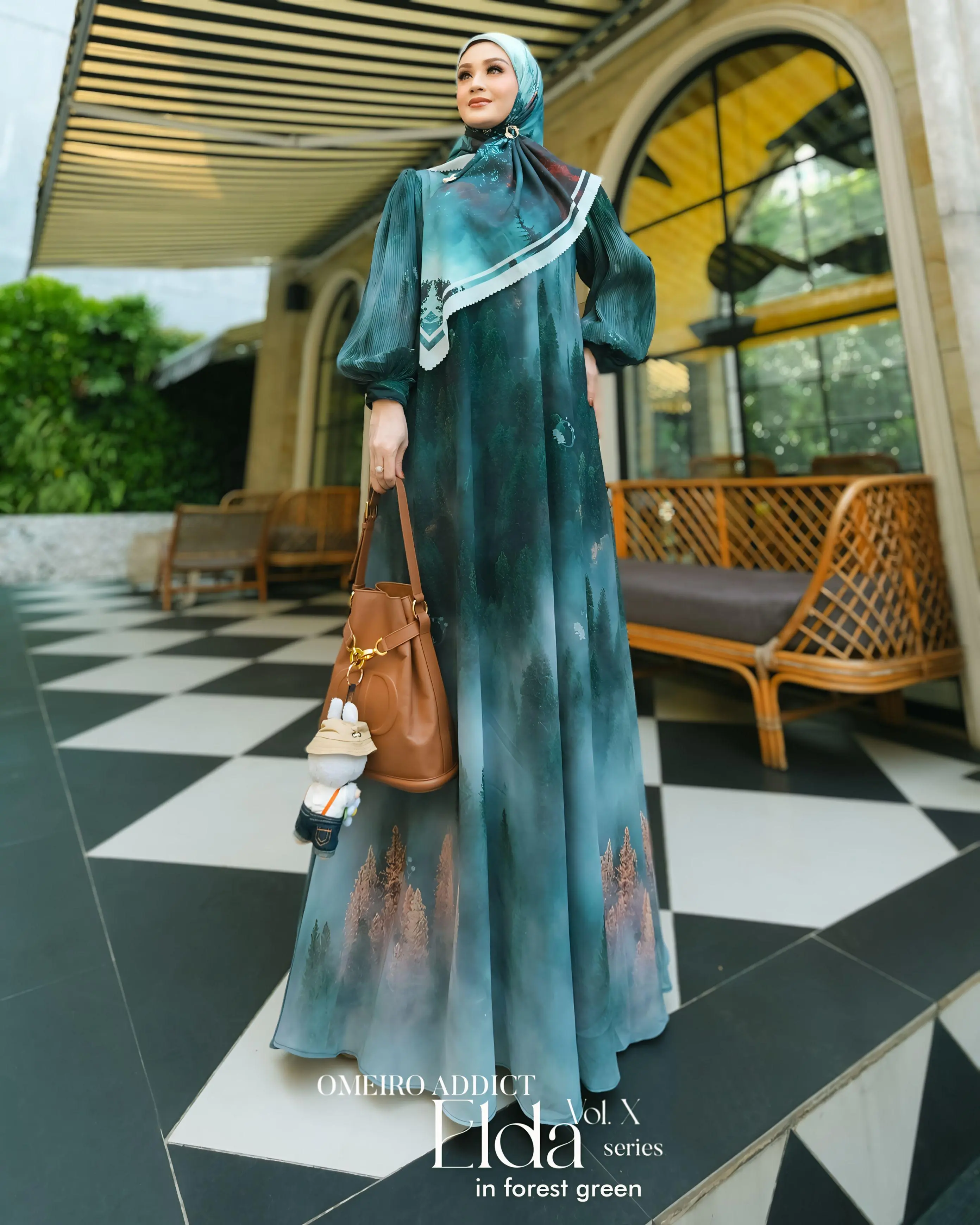 Gamis Syari Elda Vol. 10 by OMEIRO ADDICT Cantik Ceruty
