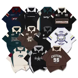 [N01403] T-Shirt Oversized Rugby Lengan Pendek Motif EASTERN 96