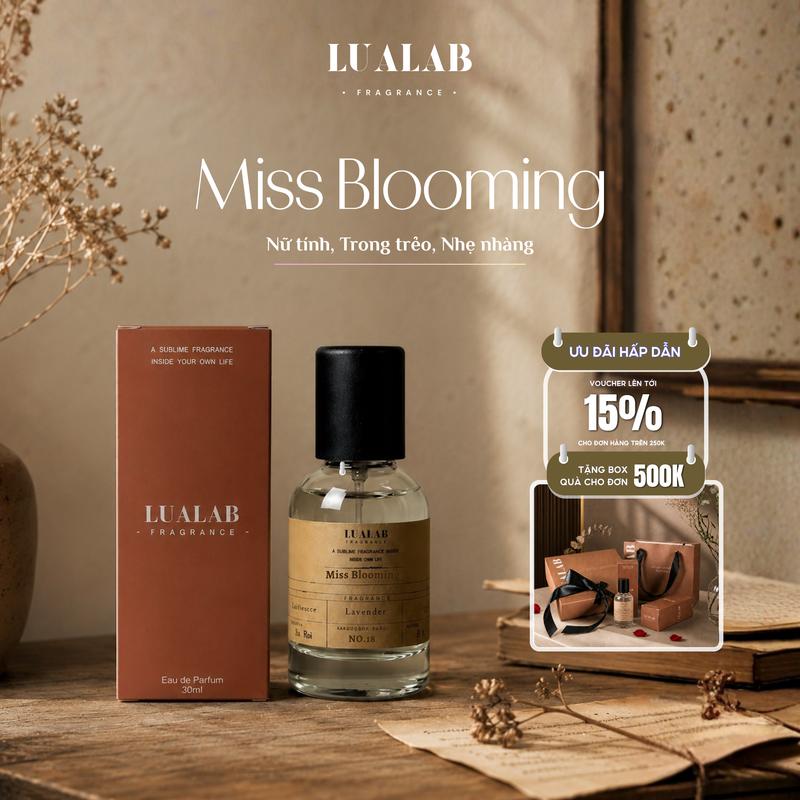 Nước hoa nữ Miss Blooming Little Love Scent by Lualab 30ml phong cách Sang…