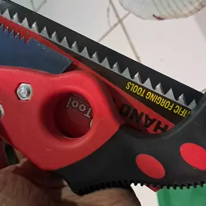 J.LD Gergaji Potong Kayu Super Tajam Hand Saw 12 Inch untuk Kayu, Plastik, dan Laminasi