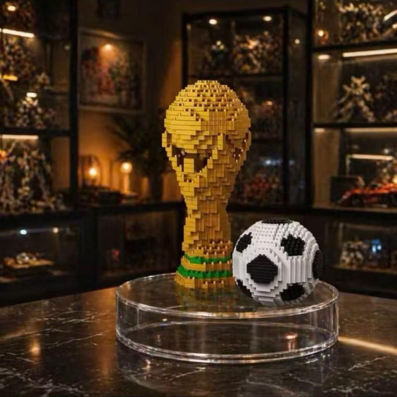 Mô Hình Khối Lắp Ráp Cúp Thần Lực Thế Giới 2026, Đồ Chơi Xếp Hình Bộ Lắp Ráp…