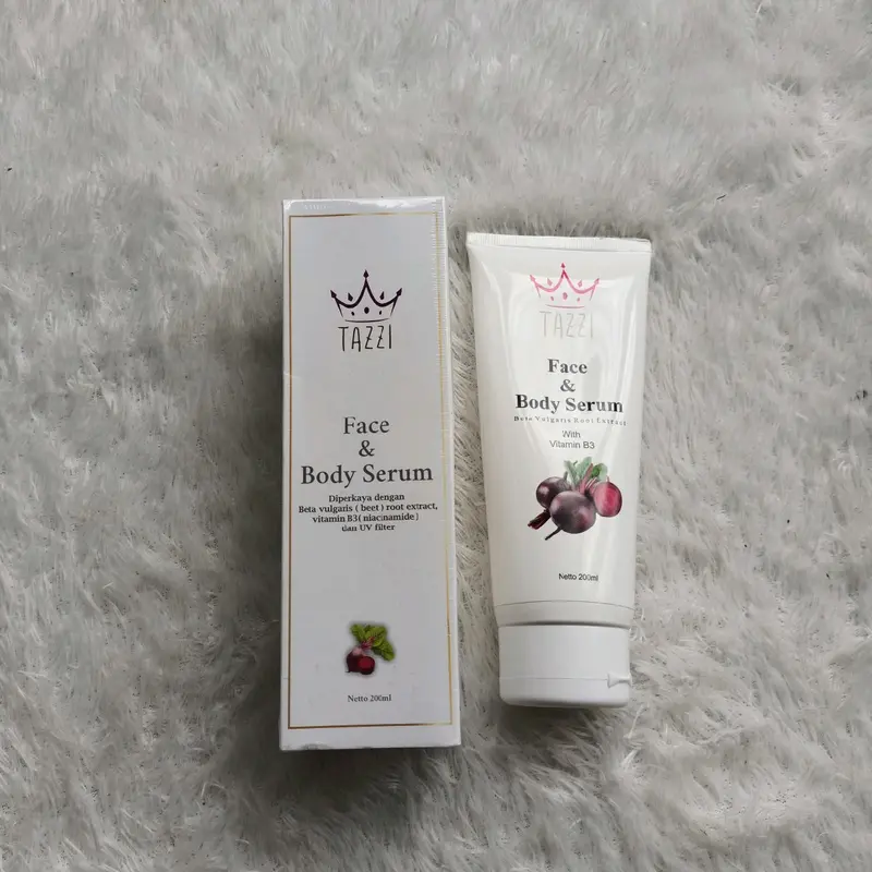 face & body serum tazzi perawatan badan dan muka original bpom 2