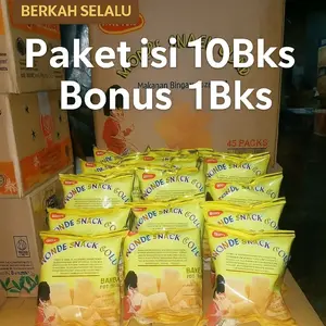 Monde Snack Gold 27gr 10Bks BONUS 1Bks Exp FEB 2027[KEMASAN KECIL]PACKING DUS