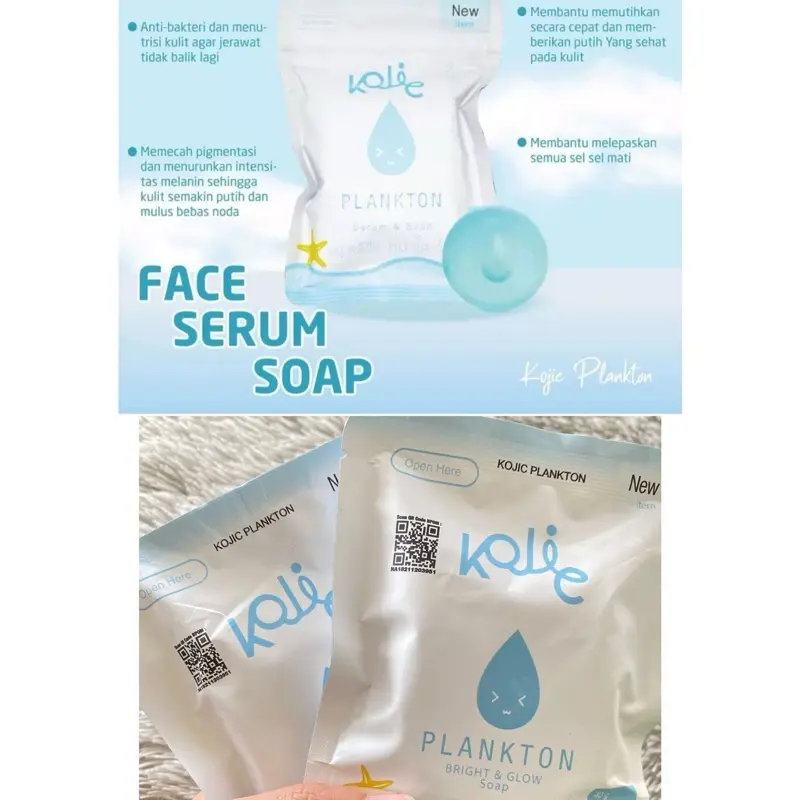 KOJIC PLANKTON FACE SERUM SOAP 40G