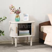 Gambar Meja Samping Nakas Side Table NightStand Minimalis TAMBORINA - ISIRUMA - Toppan Oak dari Isiruma Indonesia Kota Tangerang 2 Tokopedia