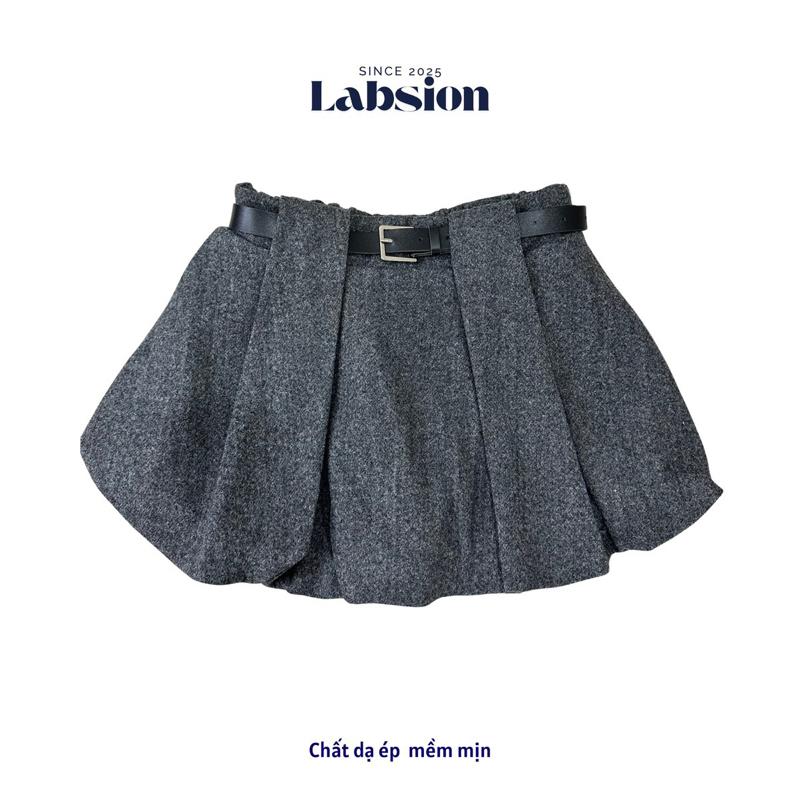 LABSION Chân Váy bí xoè CHẤT DẠ ÉP dày ấm áp - ĐẶT MAY THEO YÊU CẦU