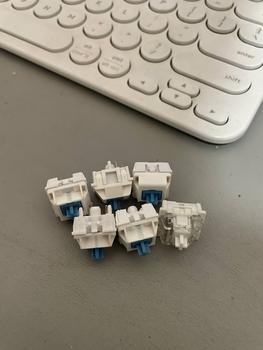 Product Review of VortexSeries Outemu Jade White Prelubed Factory Lubed Linear Switch 3 pin from f**o 0