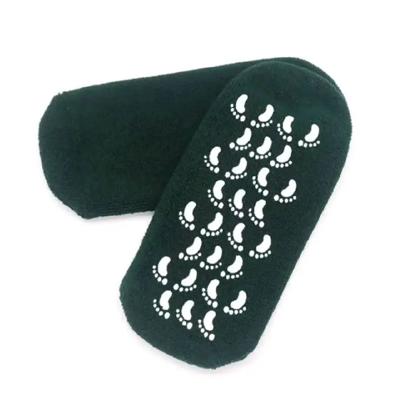 Kaos Kaki Spa Pendek Gel Penghalus Kaki Pecah - Moisturizing Perawatan Melembutkan 6