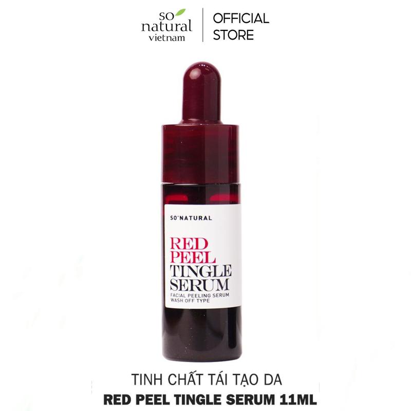 (HOT) Serum Tinh Chất Red Peel So Natural - Peel Da Lành Tính, Hỗ Trợ Tẩy Tế Bào Chết & Làm Sáng, Không Bong Tróc (11ml)