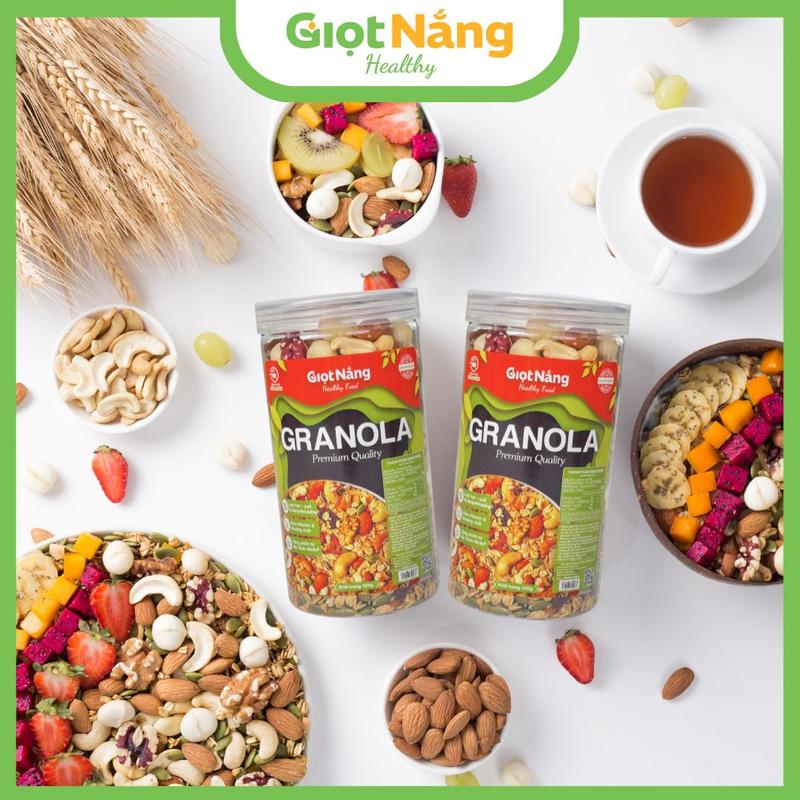  Combo 2 Hộp Granola Siêu Hạt Premium từ Nông Sản Giọt Nắng 