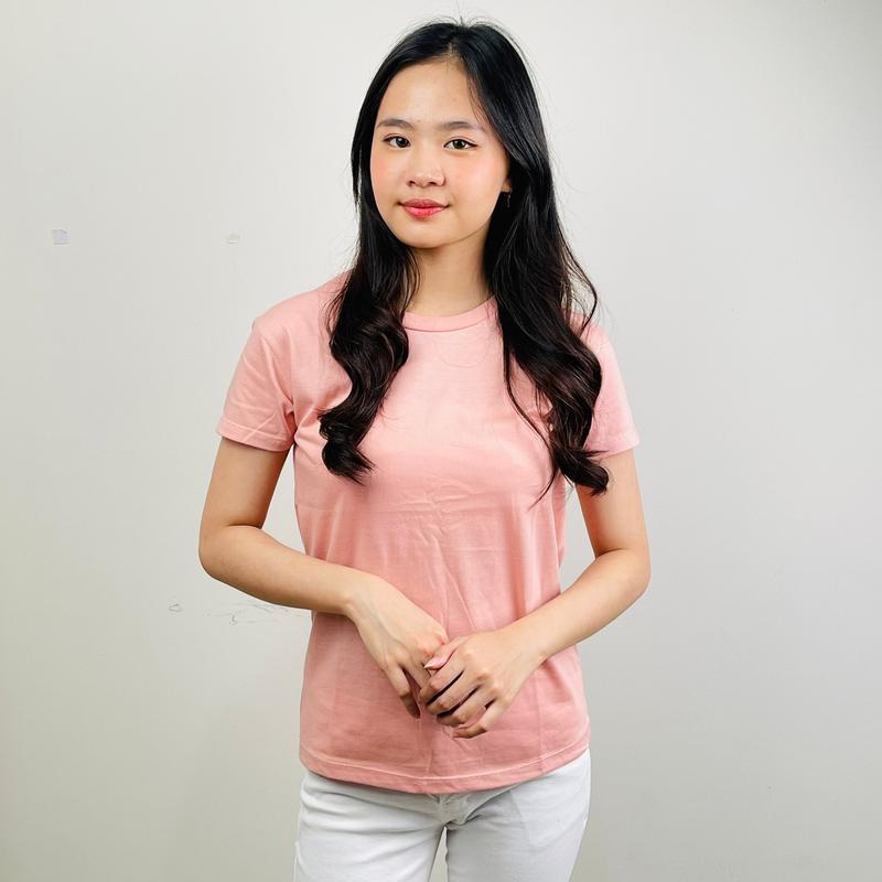 KAOS POLOS WANITA & PRIA OVERSIZE TSHIRT TUMBLR TEE BASIC Combed Katun Baju Pendek Atasan Tangan Dewasa 8