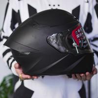 Gambar KYT TT Course Solid (Black,Black Doff,dll) dari Bandung Helmet Gallery Kota Bandung 3 Tokopedia