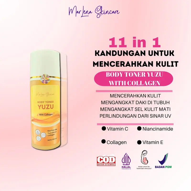 TONER LEMON YUZU WITH COLLAGEN  WHITENING BPOM 1