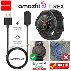Dock Charger USB Cable For Amazfit T-Rex - Amazfit TREX - Kabel Cas Magnetic