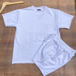 Terbaruu !! Stelan Polos Oversize Unfinish Bahan Catton Babyterry dorr premium / Baju Kaos OverSize / Nyaman , Adem , Jahitan Rapi