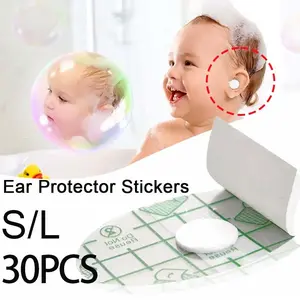 Pelindung Telinga Anak Stiker Anti Air Telinga Anak-anak Penutup Telinga Mandi Bayi Mandi Anak Dan Berenang Tambalan Telinga Tahan Air