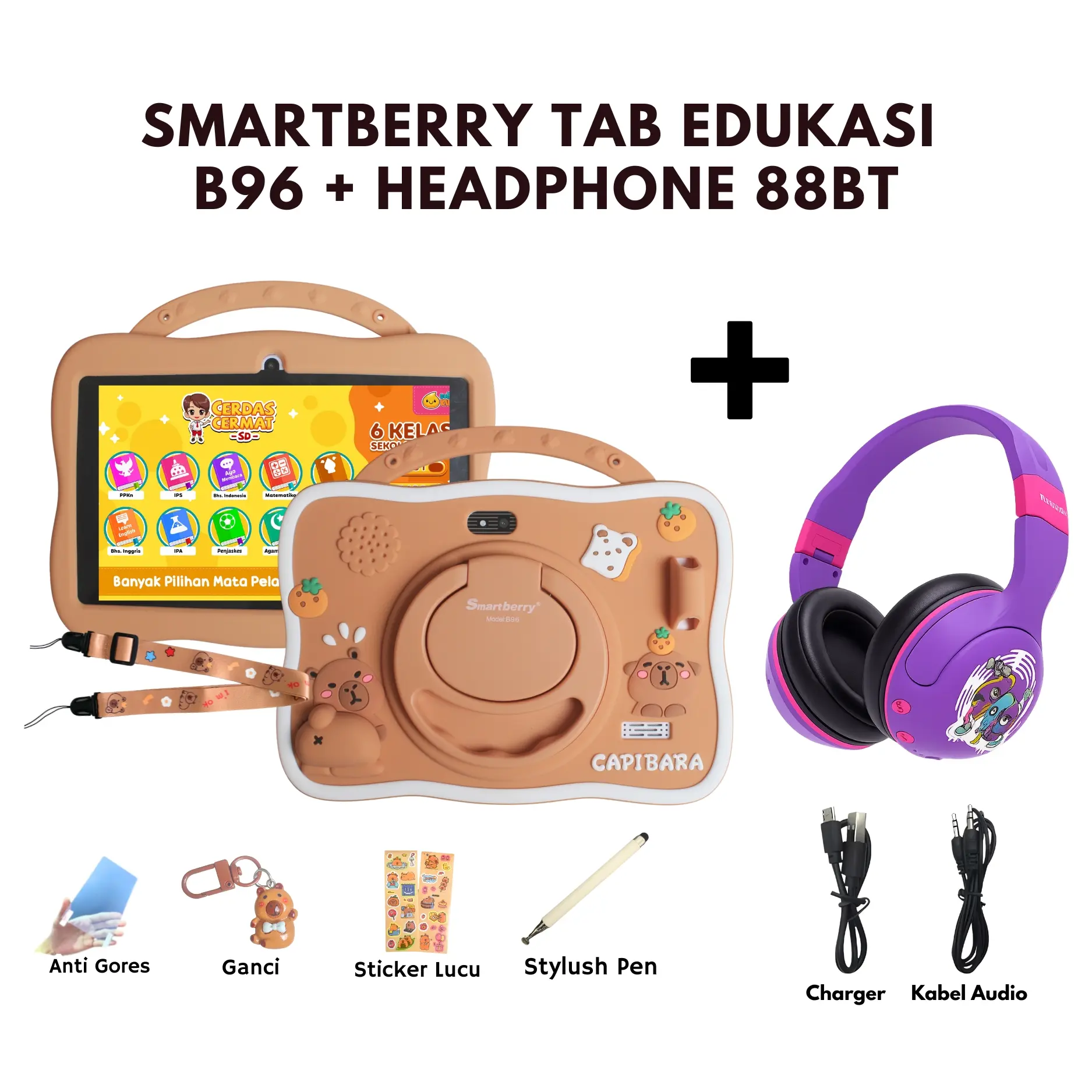 B96 BROWN + 88BT UNGU