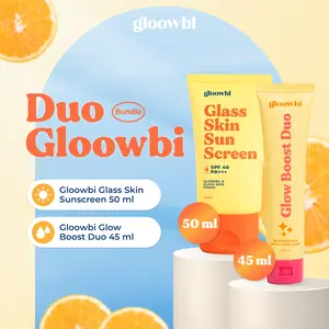 Gloow&be Glass Skin Sunscreen SPF40PA+++ & Glow Boost Duo Moisturizer