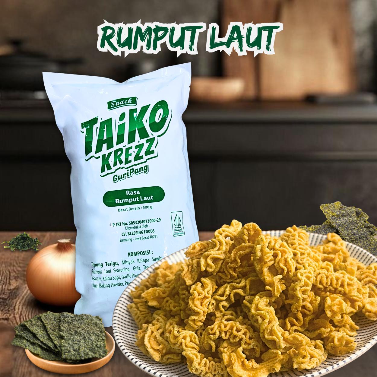 (HALAL) taiko krezz RASA BARU/Camilan ikan cumi kembang/Camilan murah/ Hadiah makanan/Camilan higienis/snack box/mukbang snack/snack 500g/snack 1kg/cemilan/cemilan enak simple/snack box kekinian/asmrmukbang/Cemilan Murah Halal/Cemilan