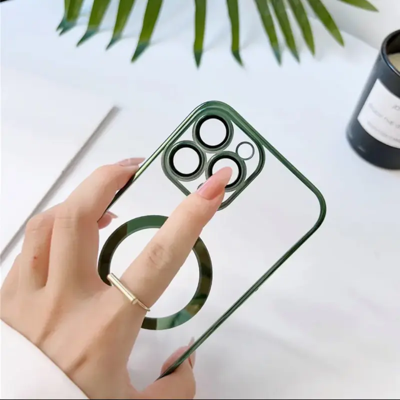 ULTRA PLATED MAGSAFE WITH LENSPRO ELECTRO METALIC Case iPhone 15 14 13 12 11 PRO MAX iPhone 14 PLUS 6