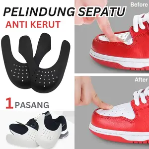 Pelindung Sepatu Anti Crease Wrinkle 1 PASANG Kerut Sneakers Shoe Shield Basket Support Universal