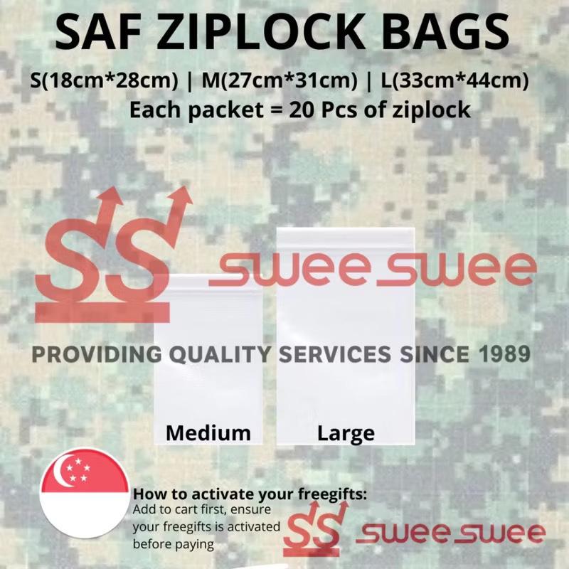 Product Introduction of CHEAPEST & READYSTOCK SAF ZIPLOCK BAGS FOR EASYSTORAGE Emart fieldcamp 8