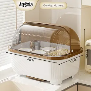 Angola Shop Rak Piring Dengan Tirisan Air Extra Besar C33 - C80A Rak Piring & Mangkok / Rak Piring Serbaguna