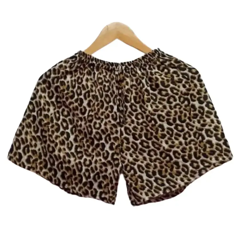￼Boxer Pants | Leopard | White | Indie Concept Celana Pendek Pria Wanita