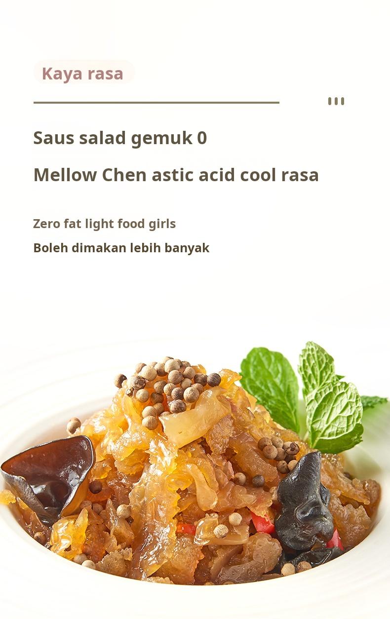 -nusamunch   Saus salad dingin, saus celup, potongan rumput laut, mentimun dingin, daging sapi, mie dingin, mie soba, bumbu serbaguna, saus salad asam pedas