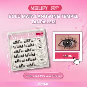 MEILIFY - Bulu Mata Tanpa Lem [ANIME] Bulmat / Eyelash Extension Bulumata Palsu Langsung Tempel