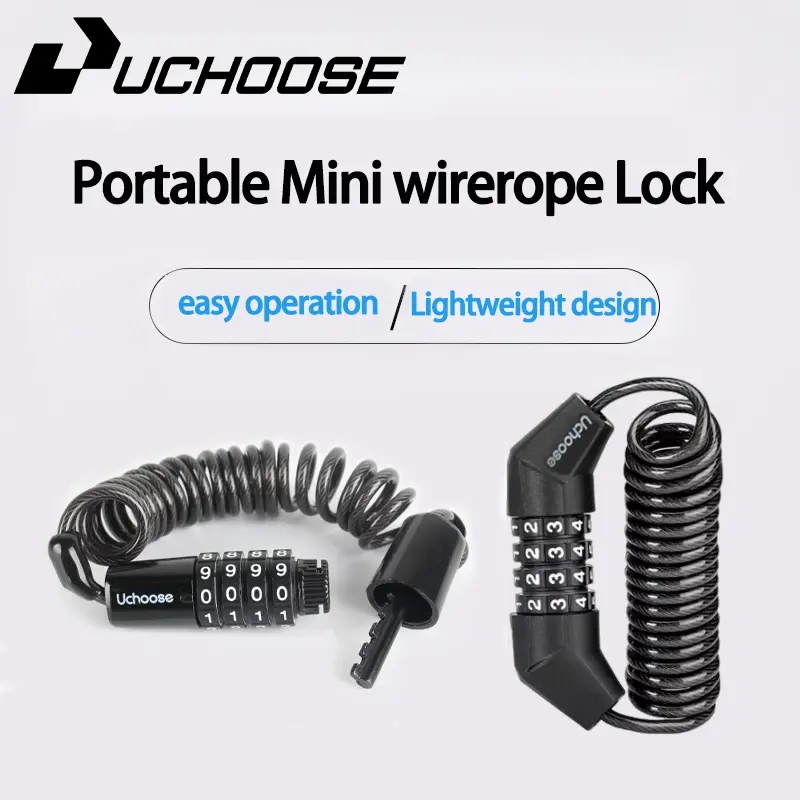 Motorbike helmet lock bicycle lock multi-purpose anti-theft special-purpose
