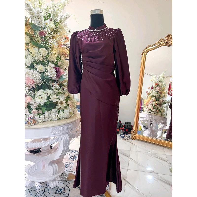 Dress Kondangan Viral Elegan Bergaya dengan Gamis Modern Terbaru - Mewah, Wanita 1