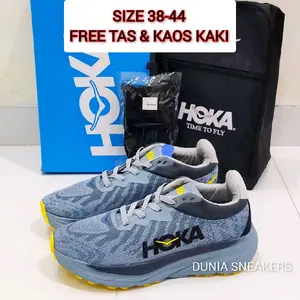 SEPATU HOKA RUNNING ATR7 PREMIUM QUALITY FREE TAS DAN KAOS KAKI- SEPATU LARI HOKA - SEPATU RUNNING- SEPATU OLAHRAGA PRIA - SEPATU HOKA Outdoor
