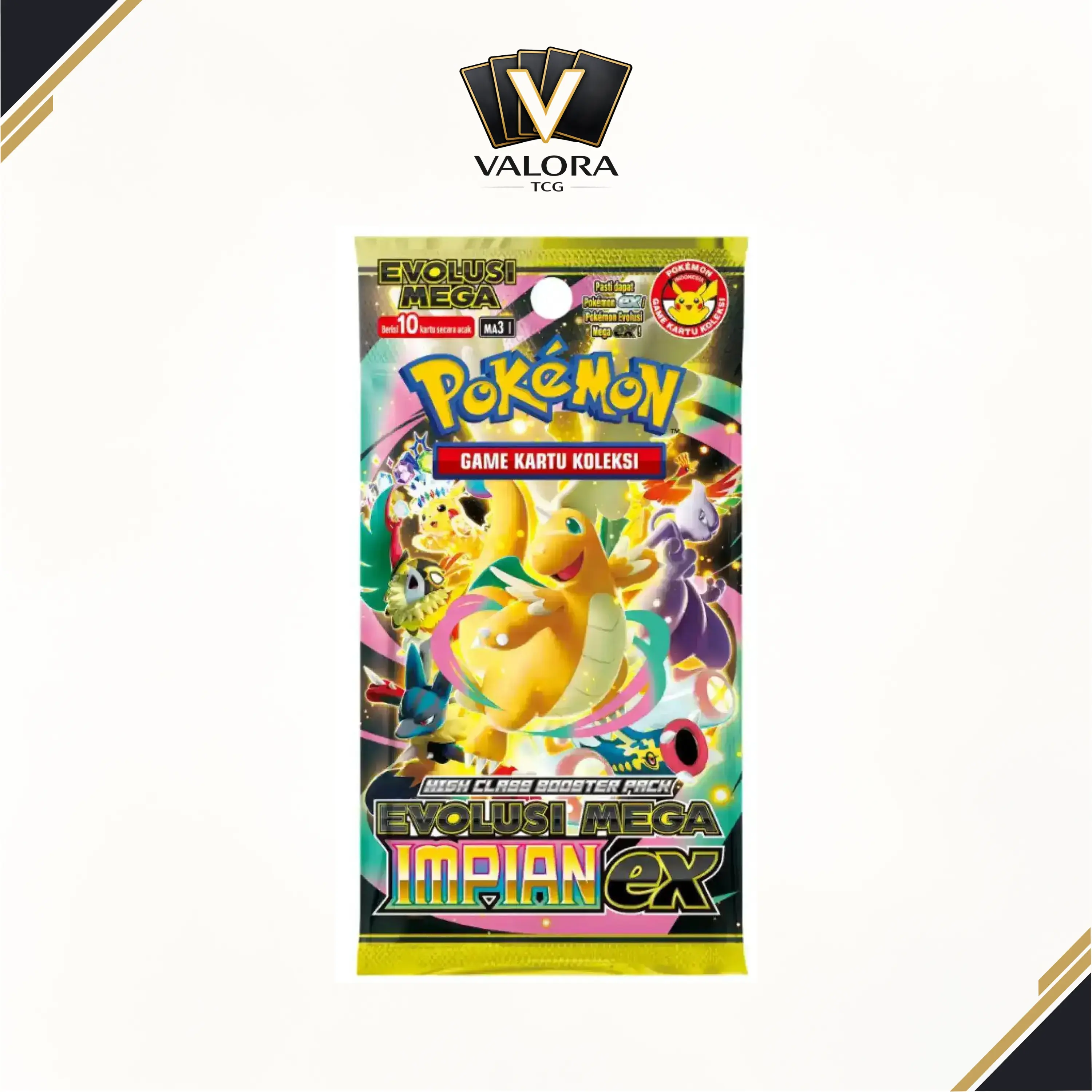 [NO SORTIR] High Class Booster Pack Pokemon Evolusi Mega Impian ex MA3 Indonesia Sealed