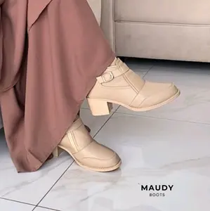 ONELOVE MAUDY BOOTH LATTE SERIES SEPATU BOOTH WANITA