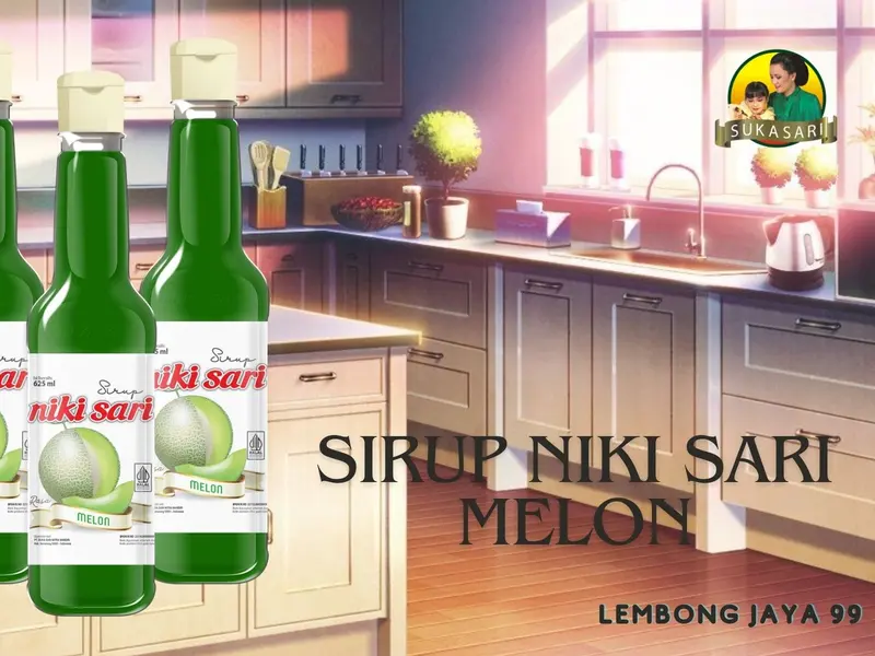 Sirup Nikisari PET 625 Ml (ASLI) HALAL Niki Sari Rasa Buah Botol Plastik - Syrup sesame 3