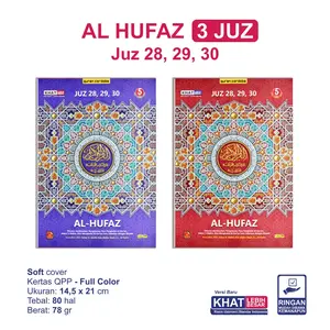 Al-Quran Hafalan Al-Hufaz Juz 28, 29, 30 Edisi Terbaru Khat Lebih Besar Terjemah Tajwid Warna