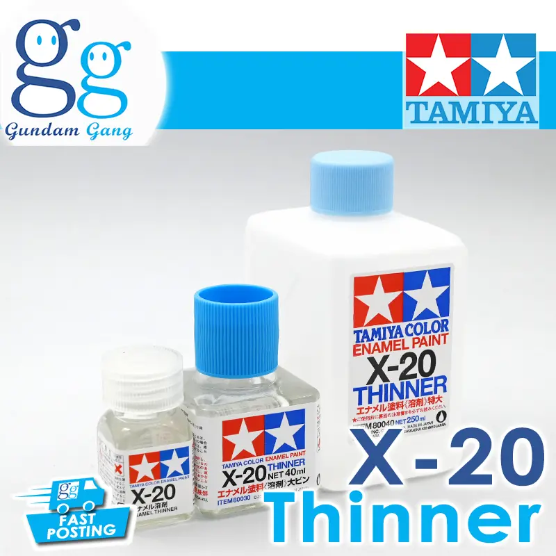 Tamiya X20 10ml 40ml 250ml Enamel Thinner (Deliver to West Malaysia only) [Gundam Gang]