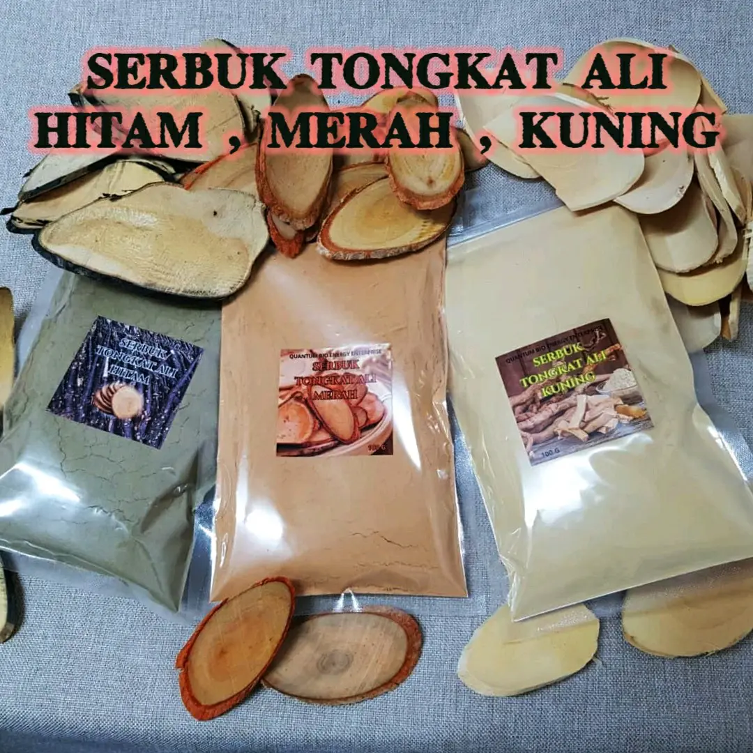 Serbuk Tongkat Ali Kuning / Hitam / Merah