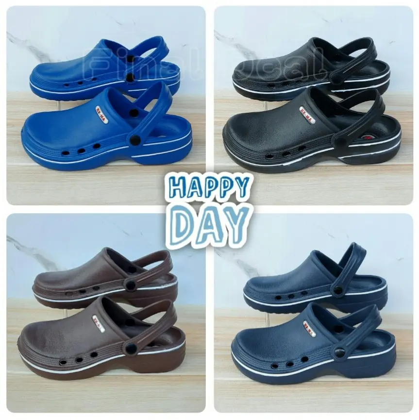 40-44 Sandal Baim Hema, Sandal Medis Dokter Perawat, Sandal Kodok Rumah, Sandal Dapur Restoran, Sandal Pabrik Makanan, Sandal Haji Umroh Unisex