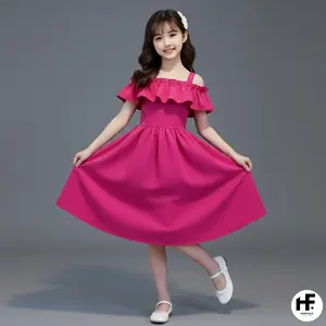KAYRAKIDS LUCYA Midi Dress anak perempuan Dress pesta korean style 6 - 16 Tahun