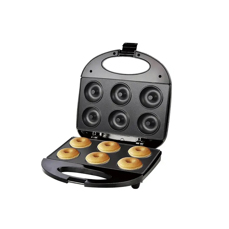 6 Buah Pembuat Donat / Alat Pembuat Donat Elektrik Mesin Cetakan Kue Bulat DIY Alat memanggang Tool 7